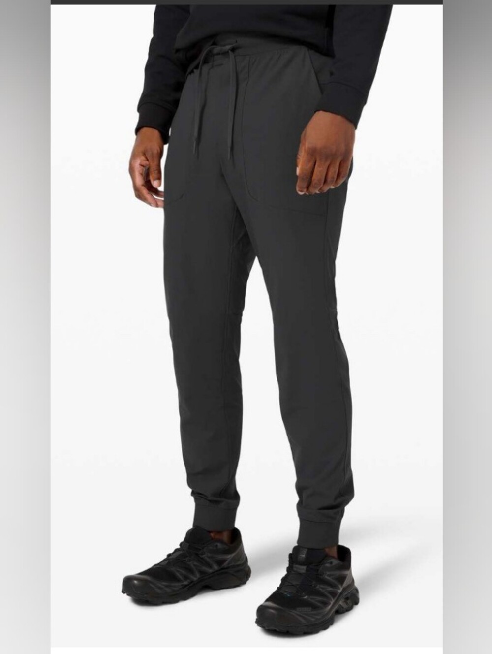 Lululemon Men's ABC Joggers 30" Obsidian Gray L Excellent Condition